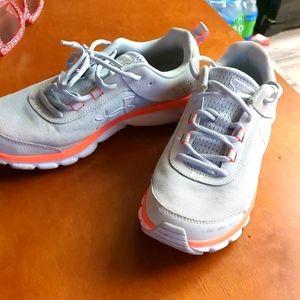 Grey Under Armour shoes